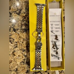 Kendra Scott Alex, five link tricolor band for Apple Watch